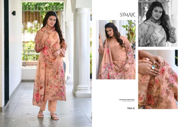 Glossy simar elnaaz dress material wholesale
